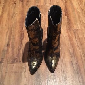Gold Booties